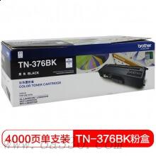 兄弟(brother) TN376BK黑色原装粉盒 适用品牌及机型：HL-L8250CDN / HL-L9200CDW / DCP-L8400CDN / MFC-L8650CDW/