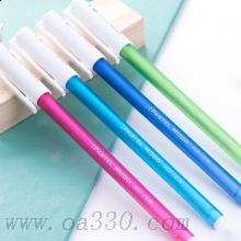 得力A021中性笔0.38mm全针管 笔书写笔签字笔 颜色随机 单支价