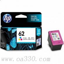 惠普(HP)C2P06AA 62 原装彩色墨盒 适用HP Officejet 200 移动打印机 OfficeJet 258 Mobile All-in-One