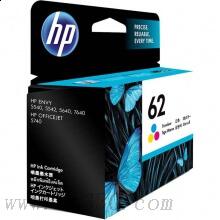 惠普(HP)C2P06AA 62 原装彩色墨盒 适用HP Officejet 200 移动打印机 OfficeJet 258 Mobile All-in-One