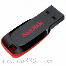 闪迪 SDCZ50-032G-Z35 酷刃 USB2.0 U盘 黑红色