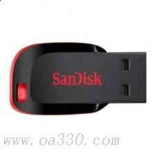 V闪迪 SDCZ50-064G-Z35 酷刃 USB2.0 U盘 黑红色