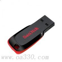 闪迪 SDCZ50-128G-Z35 酷刃 USB2.0 U盘 黑红色