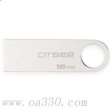金士顿 DTSE9 U盘 16GB 金属银色