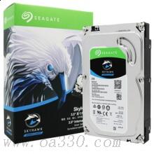 希捷 ST2000VX008 酷鹰系列 5900转64M SATA3 监控级硬盘 2TB 金属银色