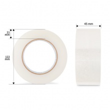 得力30177封箱胶带45mm×150y×50um(6卷/筒)(普透)m(6卷/筒)(普透