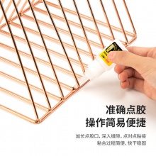 得力53576防堵塞瞬间胶(透明)(10g/瓶)