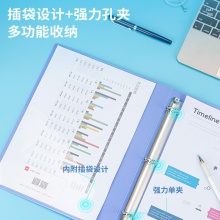 得力5384文件夹(蓝)