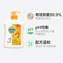  滴露Dettol健康抑菌洗手液自然清新500g 抑菌99.9%