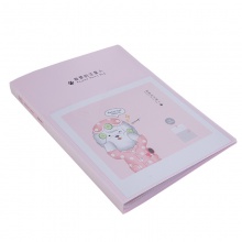 得力72553_40页资料册(红)
