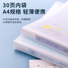 得力72607_30页资料册(混)(个)