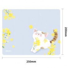 得力83001印花鼠标垫(蓝)(张)