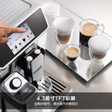 德龙（Delonghi）咖啡机 全自动咖啡机 欧洲原装进口 意式一键选择 TFT触摸彩屏 ECAM650.85.MS
