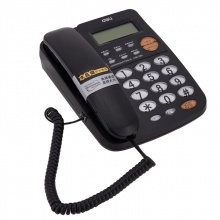得力780电话机(黑)