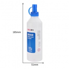 得力6356液体胶(透明)(250ml/瓶)