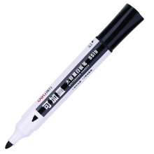得力S519可加墨大容量白板笔(黑)
