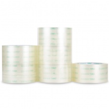 得力30289封箱胶带55mm×80m×50um(6卷/筒)(高透)