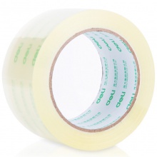 得力30289封箱胶带55mm×80m×50um(6卷/筒)(高透)