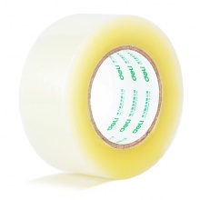得力30285封箱胶带55mm×200y×45um(6卷/筒)(普透)