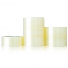 得力30285封箱胶带55mm×200y×45um(6卷/筒)(普透)