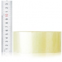 得力30285封箱胶带55mm×200y×45um(6卷/筒)(普透)
