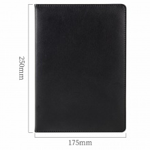 得力3161高级记事本-16k-112张(黑)