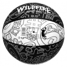 安格耐特F1166_7号PU涂鸦篮球(黑色+白色)