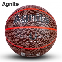 安格耐特F1167_7号六角纹PU一体篮球(红色+黑色)(个)