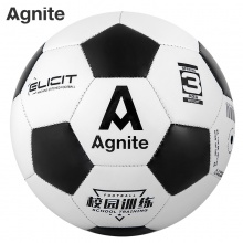 安格耐特F1208_3号PVC机缝足球(黑色+白色)(个)