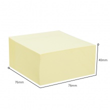得力21510记事贴(黄)76mm×76mm-400页(包)
