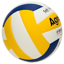 安格耐特F1257_4号小学生用PU排球(白色+黄色+蓝色)(个)