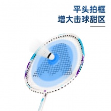 安格耐特F2132碳铝模压一体羽毛球拍(红+蓝)(2支/副)(含三球)