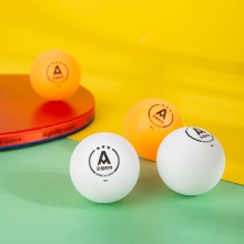 安格耐特F2395三星乒乓球(黄色、白色)(4个/卡)
