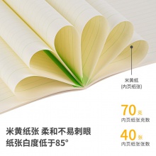得力FB540缝线本(绿目)(本)