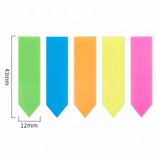 得力9064指示标签12×43mm(混)(袋)