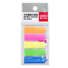 得力9064指示标签12×43mm(混)(袋)