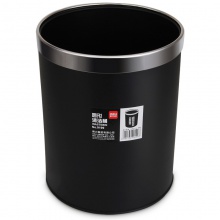 得力9199清洁桶(单色)(只)235×290mm金属桶身，圆形敞口