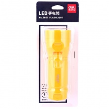 得力3661LED充电式手电筒(黄)(只) 300mAh