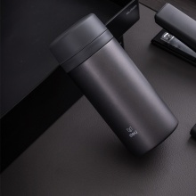 得力17657保温杯(420ml)(深灰)(1只/盒)