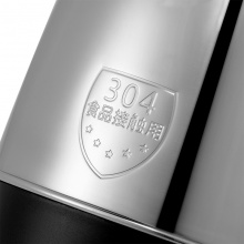 得力85602电热水壶（1.5L）(本色)单层不锈钢