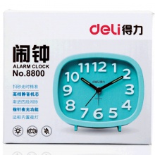 得力8800闹钟(白)104×40×90mm