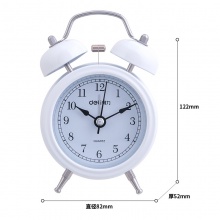 得力9024闹钟(混)(只)2.5寸