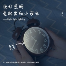 得力9036闹钟(棕色)(只)