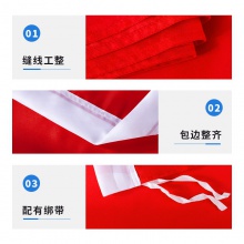 得力4223-3号党旗(红色)(面)
