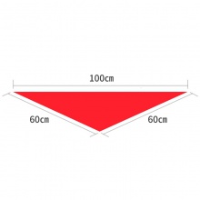 得力50556-1米红领巾(红色)(盒)