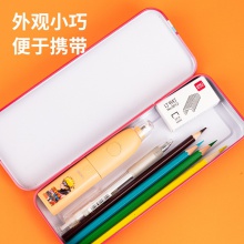 得力71137火影忍者电动橡皮擦(蓝色)(PET盒装)