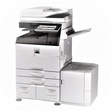 夏普MX-C6081D/V高速数码复印机输稿器+落地纸盒+鞍式装订器灰白(台)